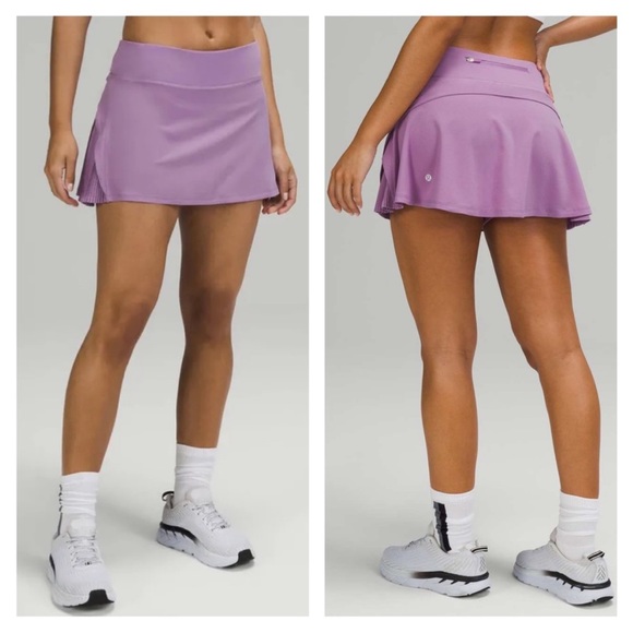 lululemon athletica Dresses & Skirts - 🌸LULULEMON PLAY OFF THE PLEATS SKIRT-WISTERIA-12🌸